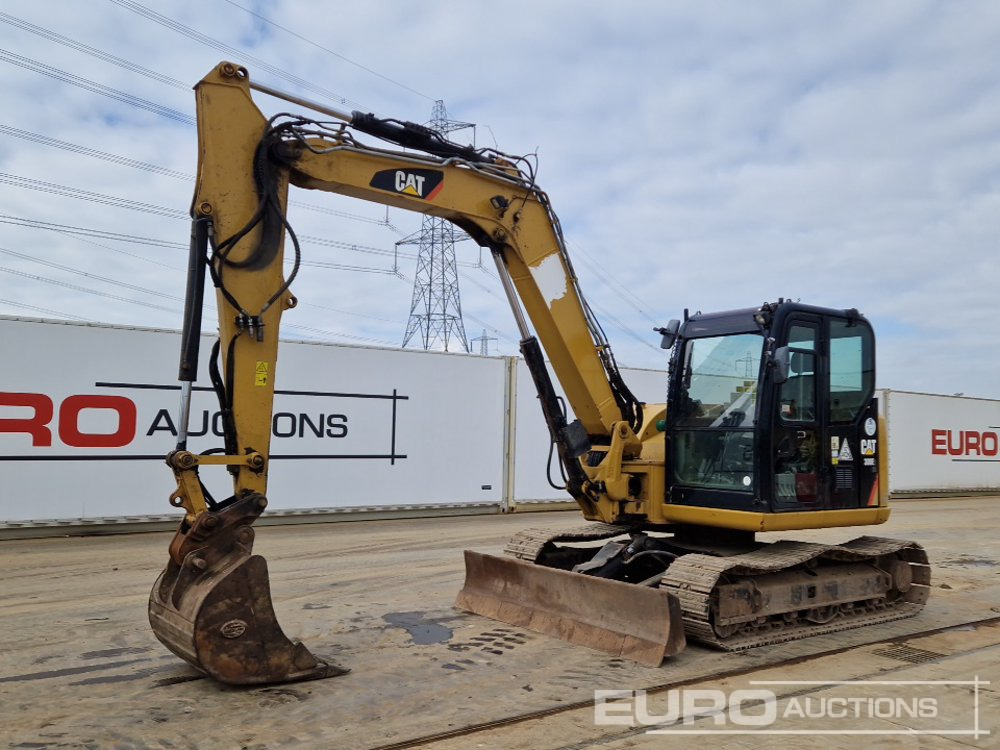 2016 CAT 308E2CR - Мини багер: снимка 1 2016 CAT 308E2CR - Мини багер: снимка 1