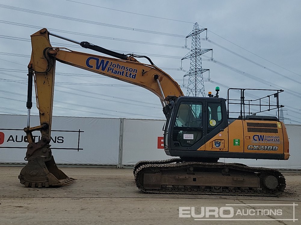 2016 Case CX210D - Верижен багер: снимка 2 2016 Case CX210D - Верижен багер: снимка 2