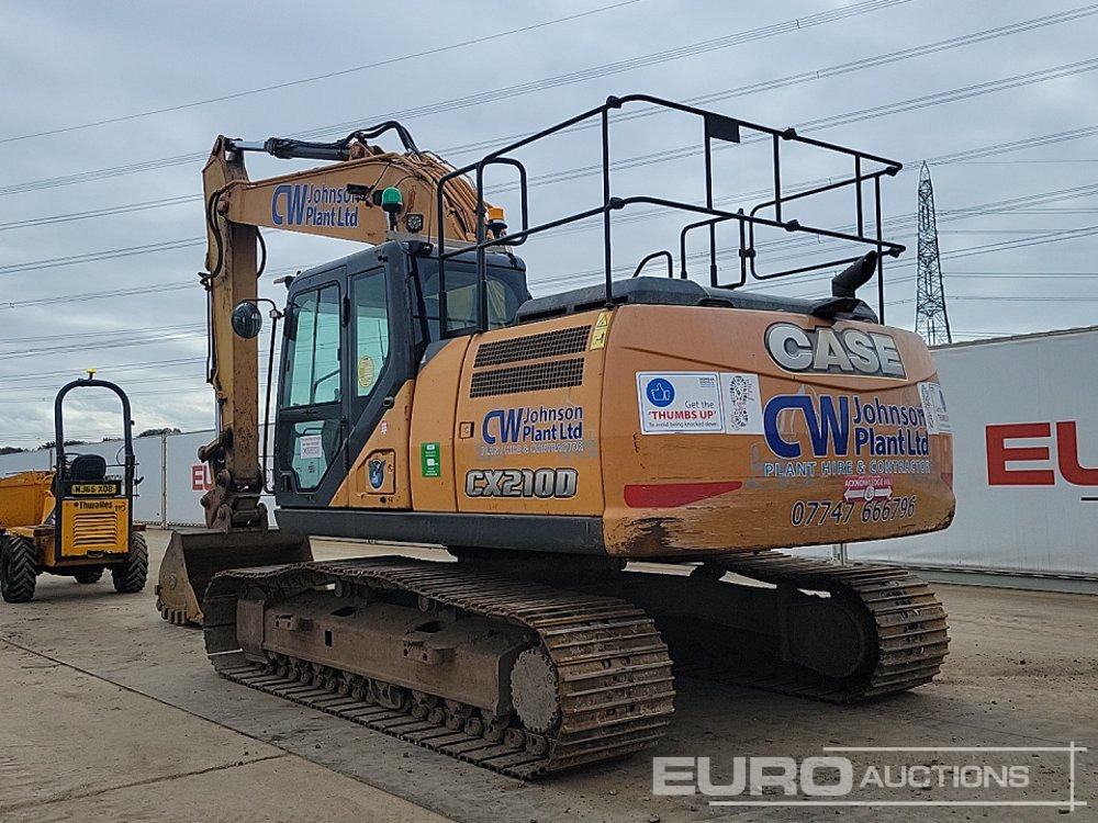 2016 Case CX210D - Верижен багер: снимка 3 2016 Case CX210D - Верижен багер: снимка 3