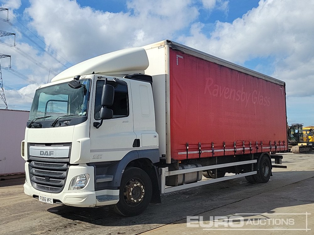 2016 DAF CF250 - Камион с брезент: снимка 1 2016 DAF CF250 - Камион с брезент: снимка 1