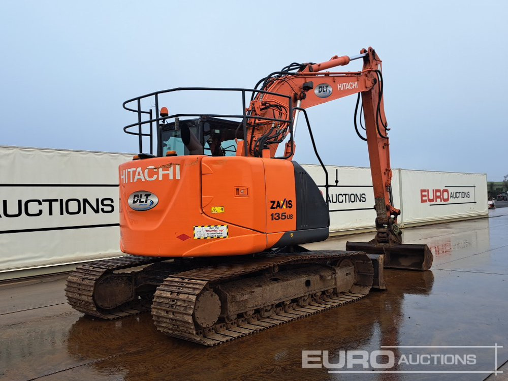 2016 Hitachi ZX135US-5B - Верижен багер: снимка 5 2016 Hitachi ZX135US-5B - Верижен багер: снимка 5