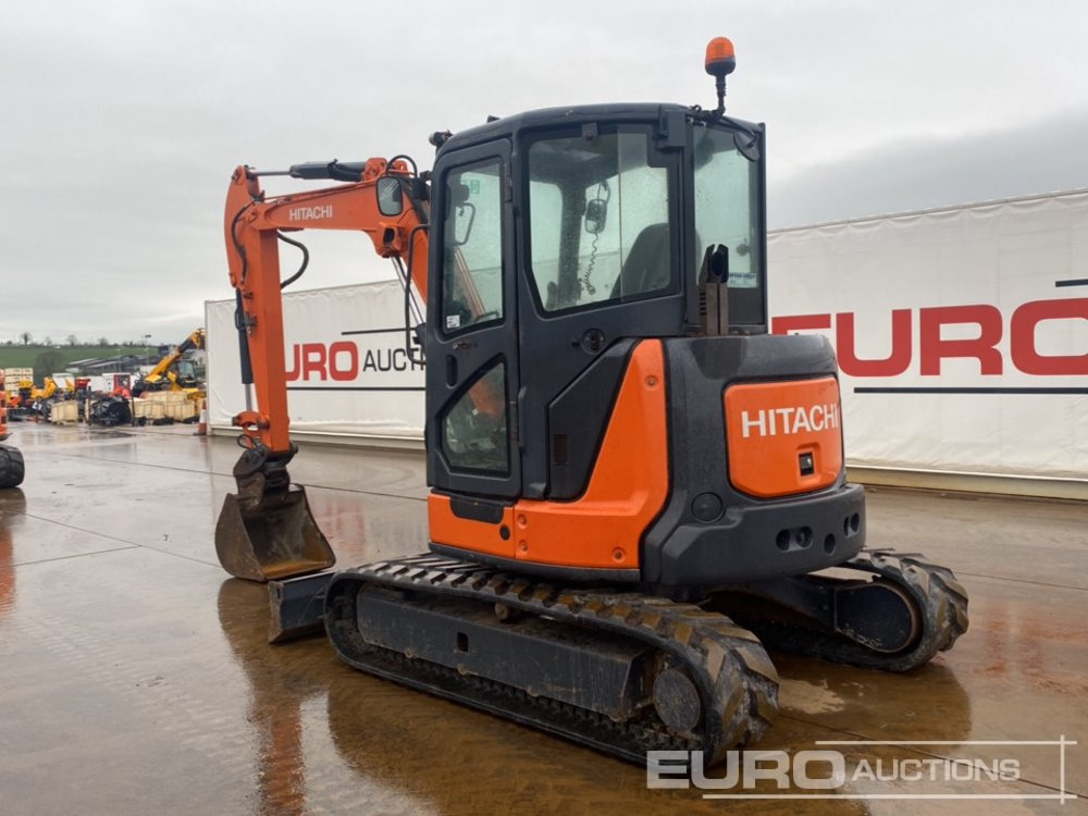 2016 Hitachi ZX55U-5A CLR - Мини багер: снимка 3 2016 Hitachi ZX55U-5A CLR - Мини багер: снимка 3