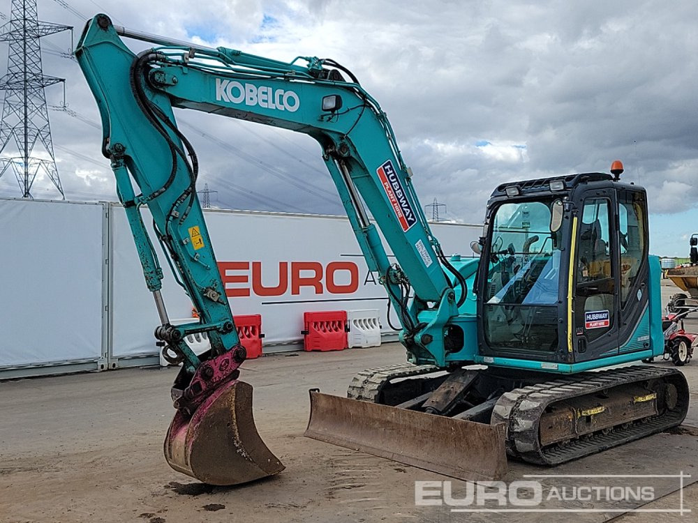 2016 Kobelco SK85MSR-3E - Мини багер: снимка 1 2016 Kobelco SK85MSR-3E - Мини багер: снимка 1