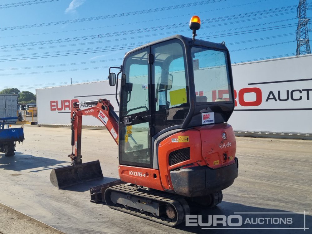 2016 Kubota KX016-4 - Мини багер: снимка 3 2016 Kubota KX016-4 - Мини багер: снимка 3