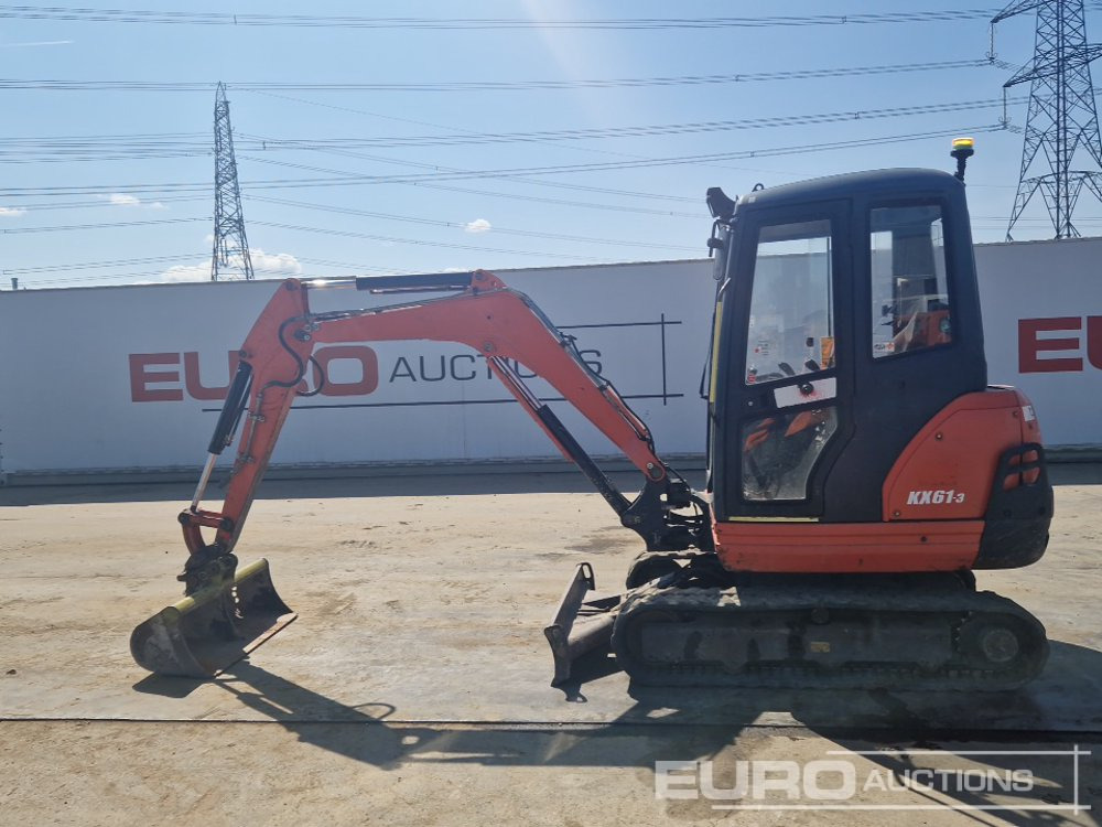 2016 Kubota KX61-3 - Мини багер: снимка 2 2016 Kubota KX61-3 - Мини багер: снимка 2