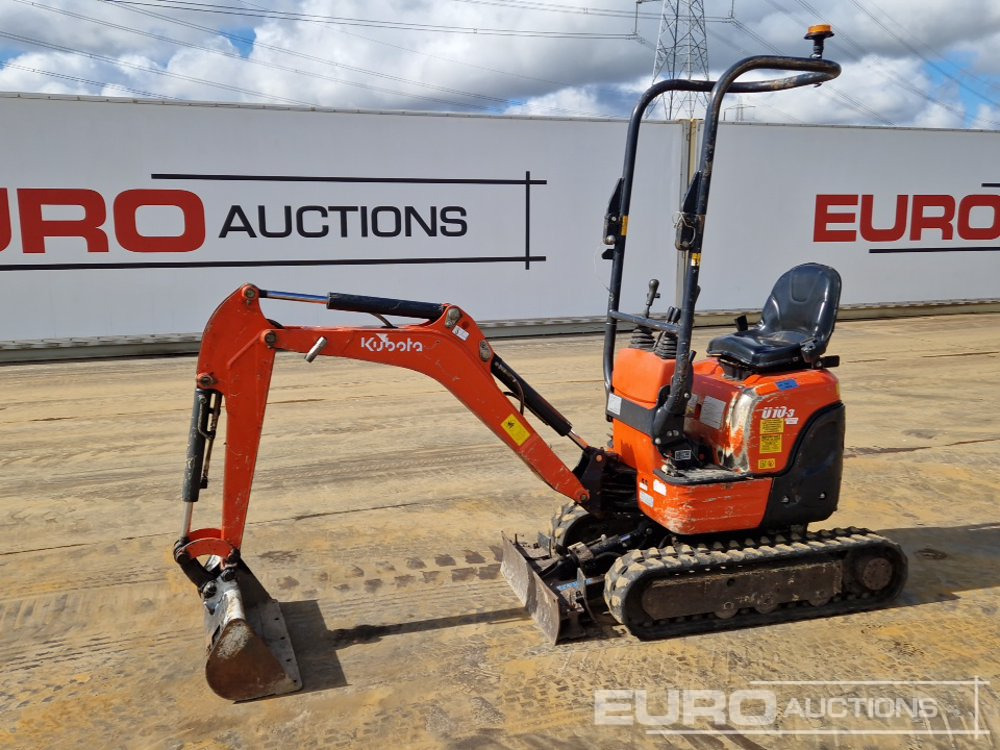 2016 Kubota U10-3 - Мини багер: снимка 1 2016 Kubota U10-3 - Мини багер: снимка 1