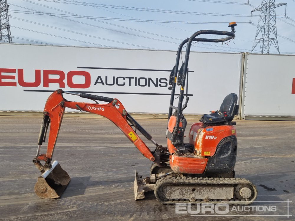 2016 Kubota U10-3 - Мини багер: снимка 2 2016 Kubota U10-3 - Мини багер: снимка 2