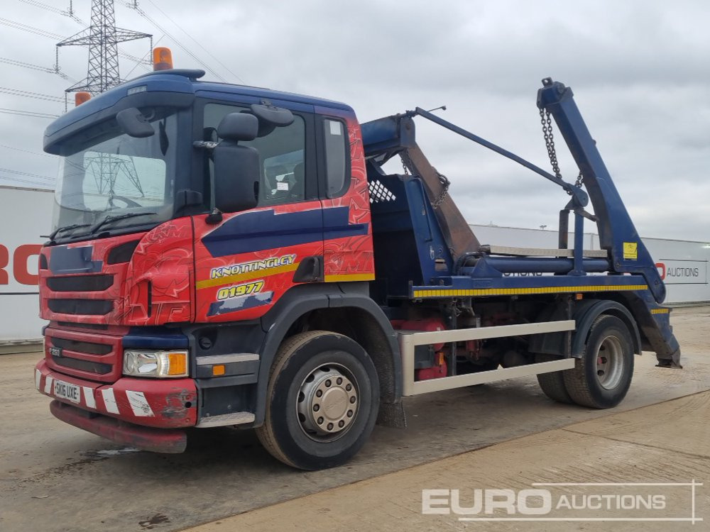 2016 Scania P250 - Мултилифт за контейнери камион: снимка 1 2016 Scania P250 - Мултилифт за контейнери камион: снимка 1