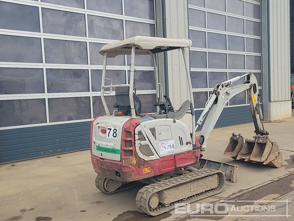 2016 Takeuchi TB216 - Мини багер: снимка 1 2016 Takeuchi TB216 - Мини багер: снимка 1