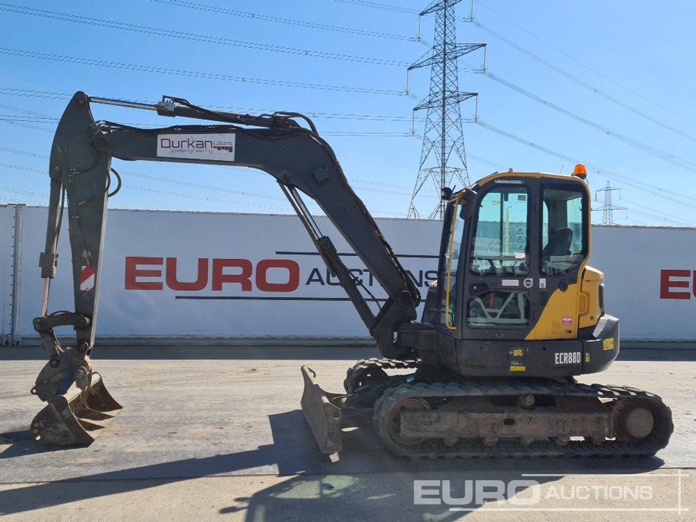 2016 Volvo ECR88D - Мини багер: снимка 2 2016 Volvo ECR88D - Мини багер: снимка 2