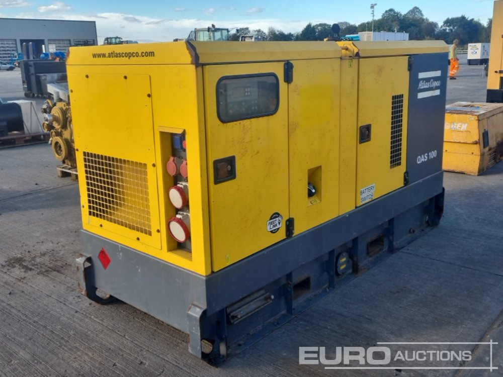 2017 Atlas Copco QAS 100 - Електрогенератор: снимка 1 2017 Atlas Copco QAS 100 - Електрогенератор: снимка 1