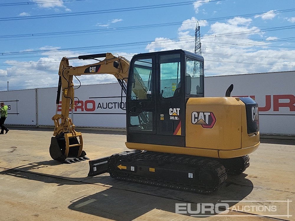 2017 CAT 305.5E2 - Мини багер: снимка 3 2017 CAT 305.5E2 - Мини багер: снимка 3