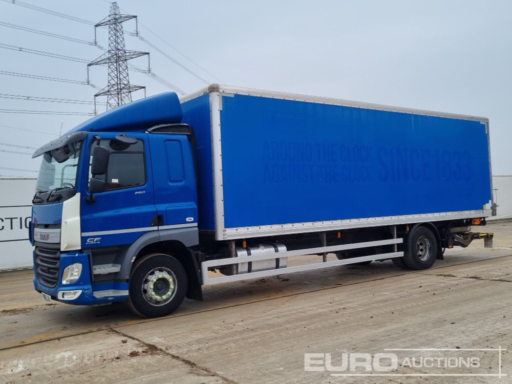 2017 DAF CF260 - Камион фургон: снимка 1 2017 DAF CF260 - Камион фургон: снимка 1