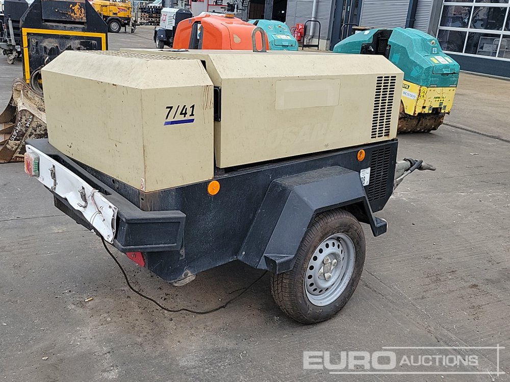 2017 Doosan 741 - Компресор за въздух: снимка 5 2017 Doosan 741 - Компресор за въздух: снимка 5