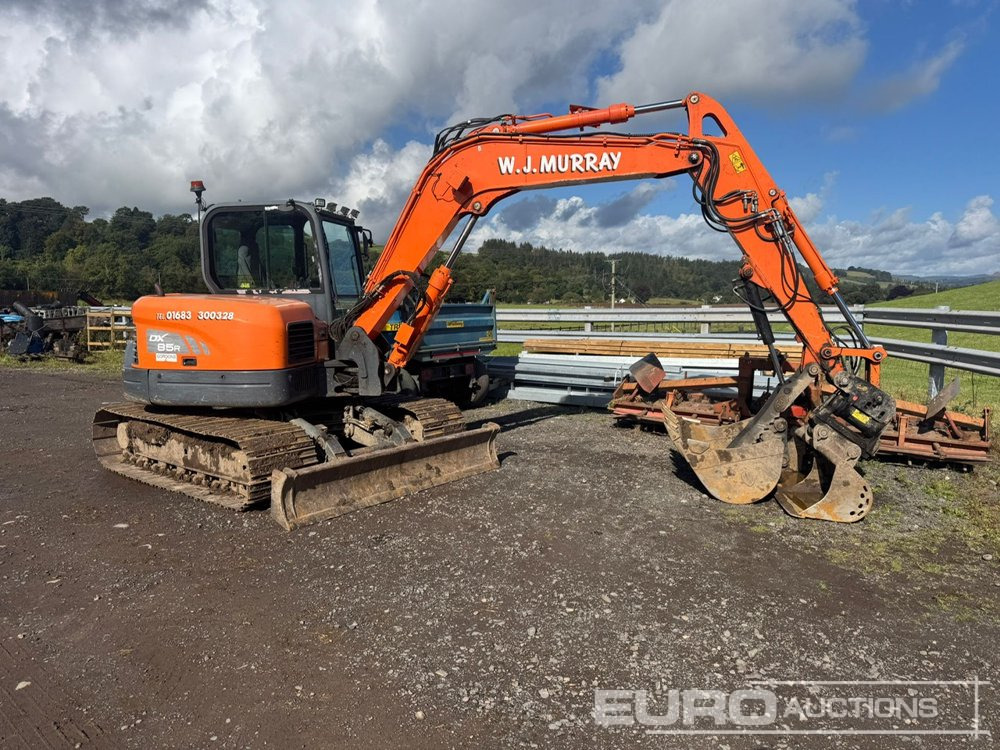 2017 Doosan DX85R-3 - Мини багер: снимка 4 2017 Doosan DX85R-3 - Мини багер: снимка 4