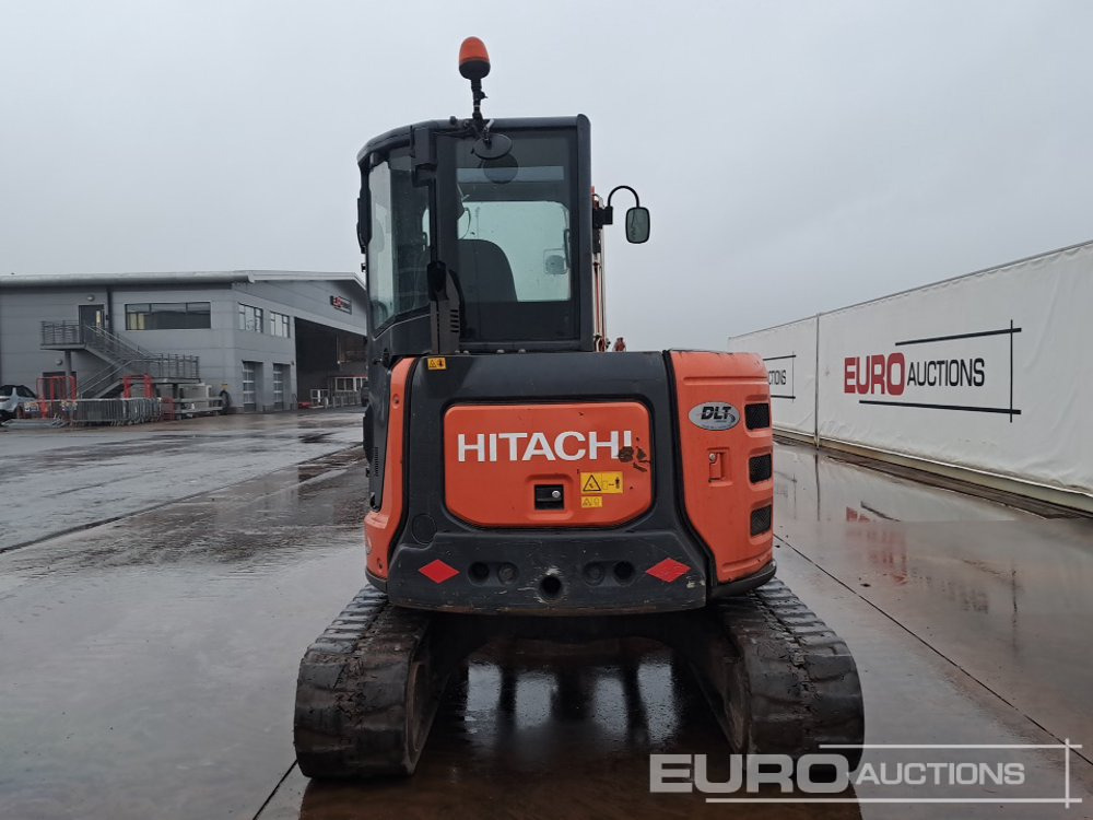 2017 Hitachi ZX55U-5A CLR - Мини багер: снимка 4 2017 Hitachi ZX55U-5A CLR - Мини багер: снимка 4
