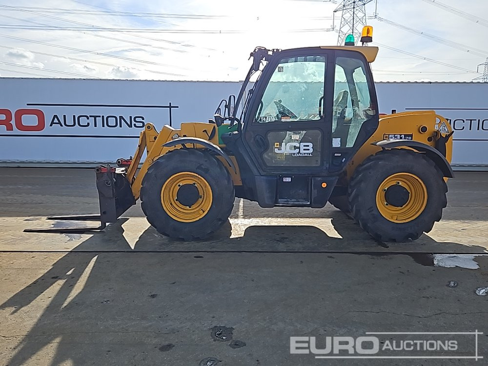 2017 JCB 531-70 - Телескопичен товарач: снимка 2 2017 JCB 531-70 - Телескопичен товарач: снимка 2