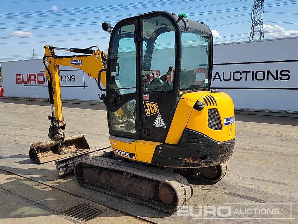 2017 JCB 8026CTS - Мини багер: снимка 3 2017 JCB 8026CTS - Мини багер: снимка 3