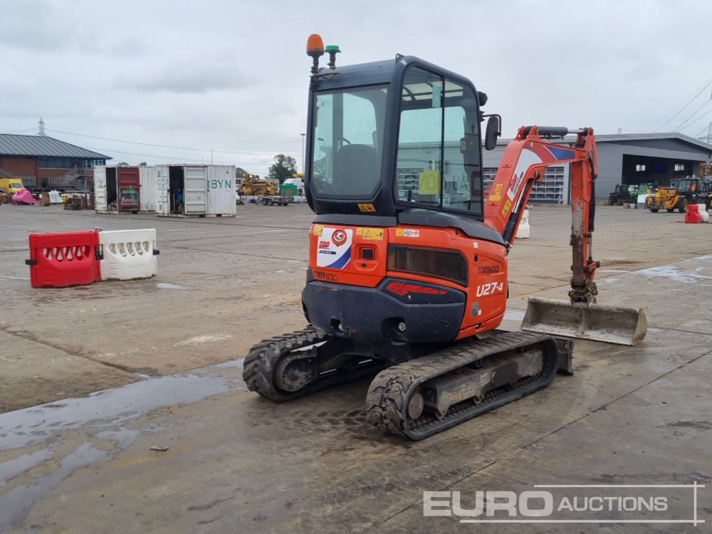 2017 Kubota KX016-4 - Мини багер: снимка 5 2017 Kubota KX016-4 - Мини багер: снимка 5