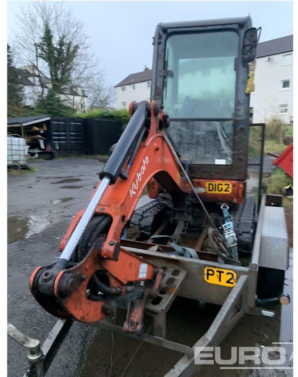 2017 Kubota KX016-4 - Мини багер: снимка 1 2017 Kubota KX016-4 - Мини багер: снимка 1