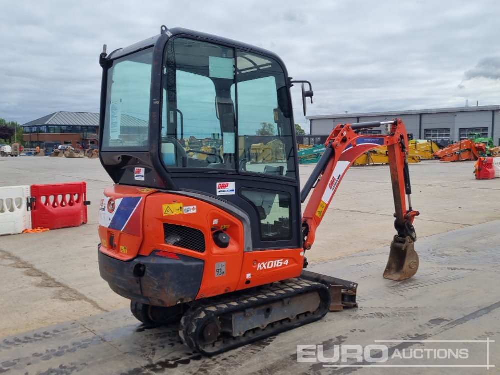 2017 Kubota KX016-4 - Мини багер: снимка 5 2017 Kubota KX016-4 - Мини багер: снимка 5