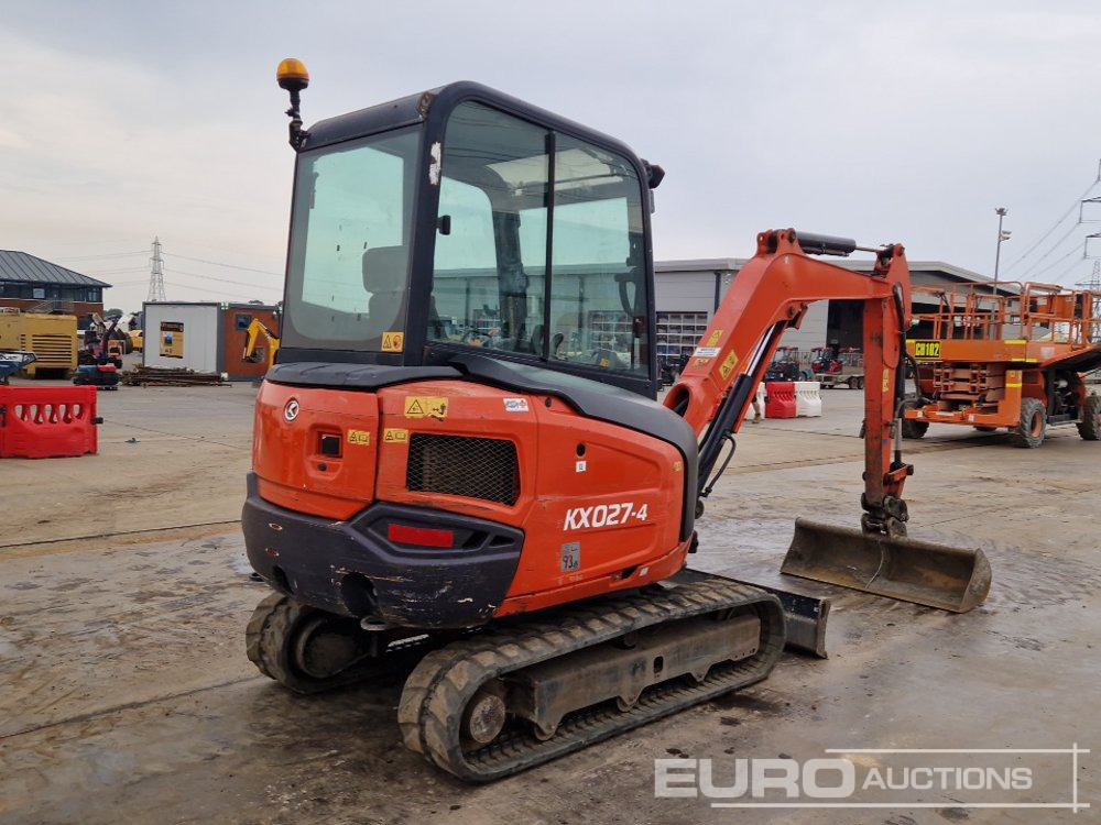 2017 Kubota KX027-4 - Мини багер: снимка 5 2017 Kubota KX027-4 - Мини багер: снимка 5