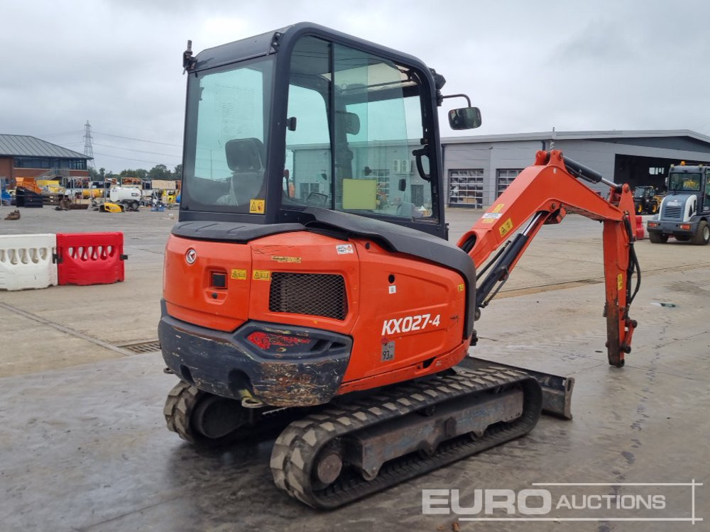 2017 Kubota KX027-4 - Мини багер: снимка 5 2017 Kubota KX027-4 - Мини багер: снимка 5