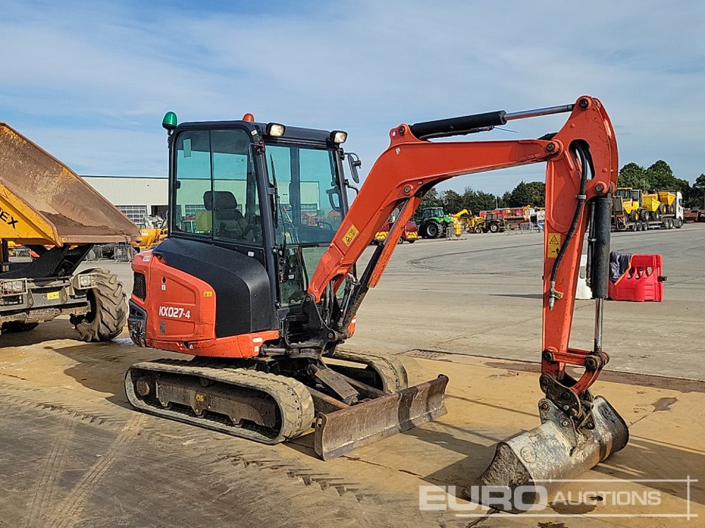 Мини багер 2017 Kubota KX027-4: снимка 7