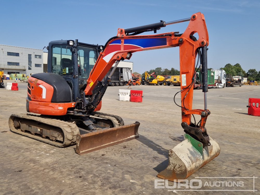 Мини багер 2017 Kubota U48-4: снимка 7