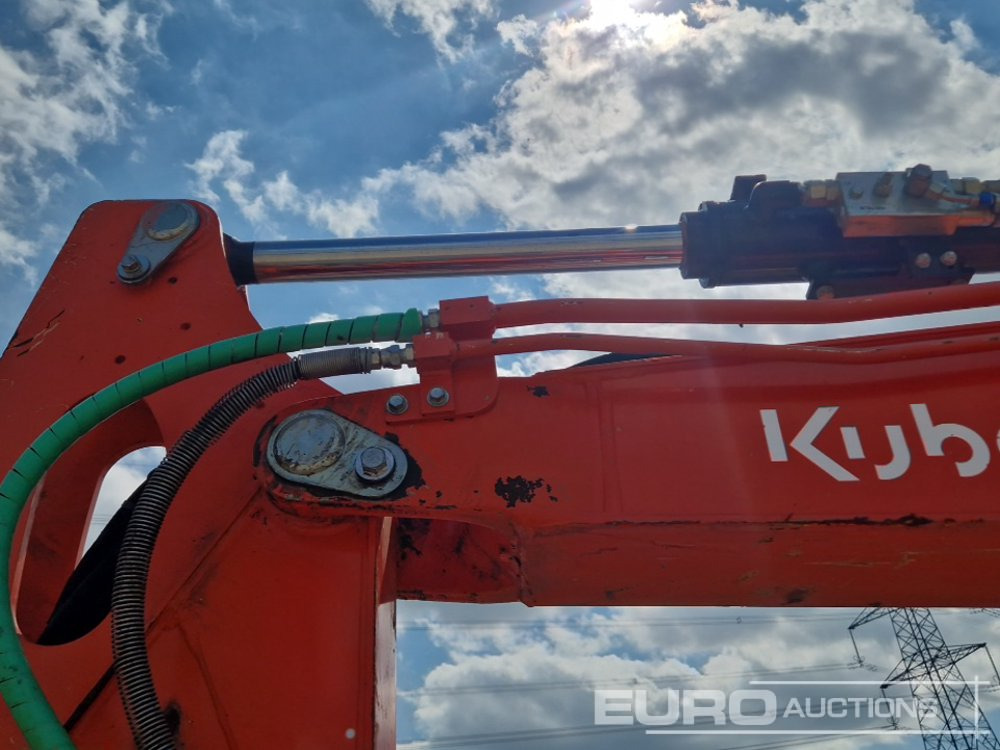 Мини багер 2017 Kubota U55-4: снимка 22
