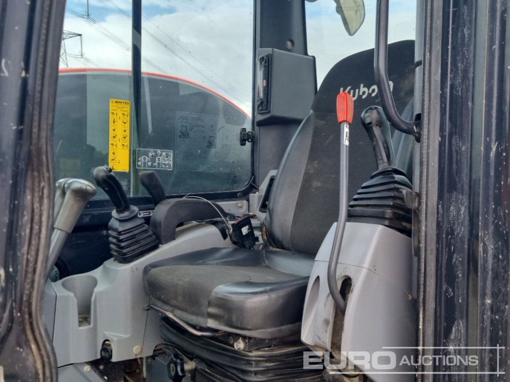 Мини багер 2017 Kubota U55-4: снимка 38