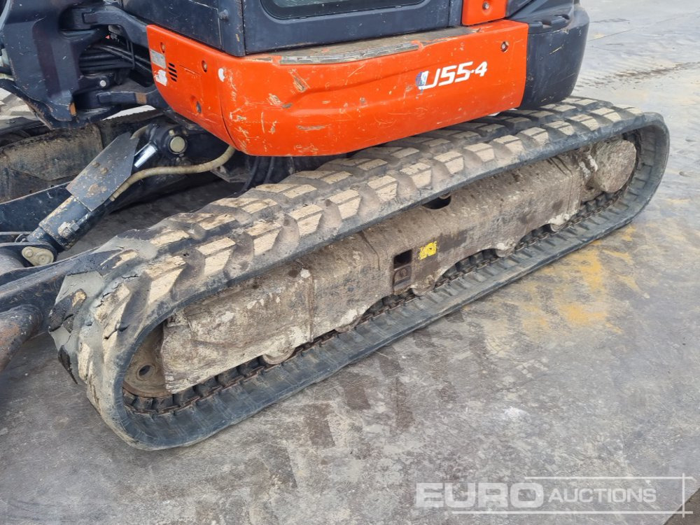 Мини багер 2017 Kubota U55-4: снимка 10