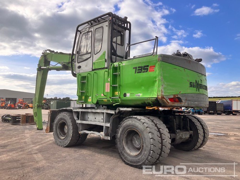 2017 Sennebogen 735E - Колесен багер: снимка 3 2017 Sennebogen 735E - Колесен багер: снимка 3