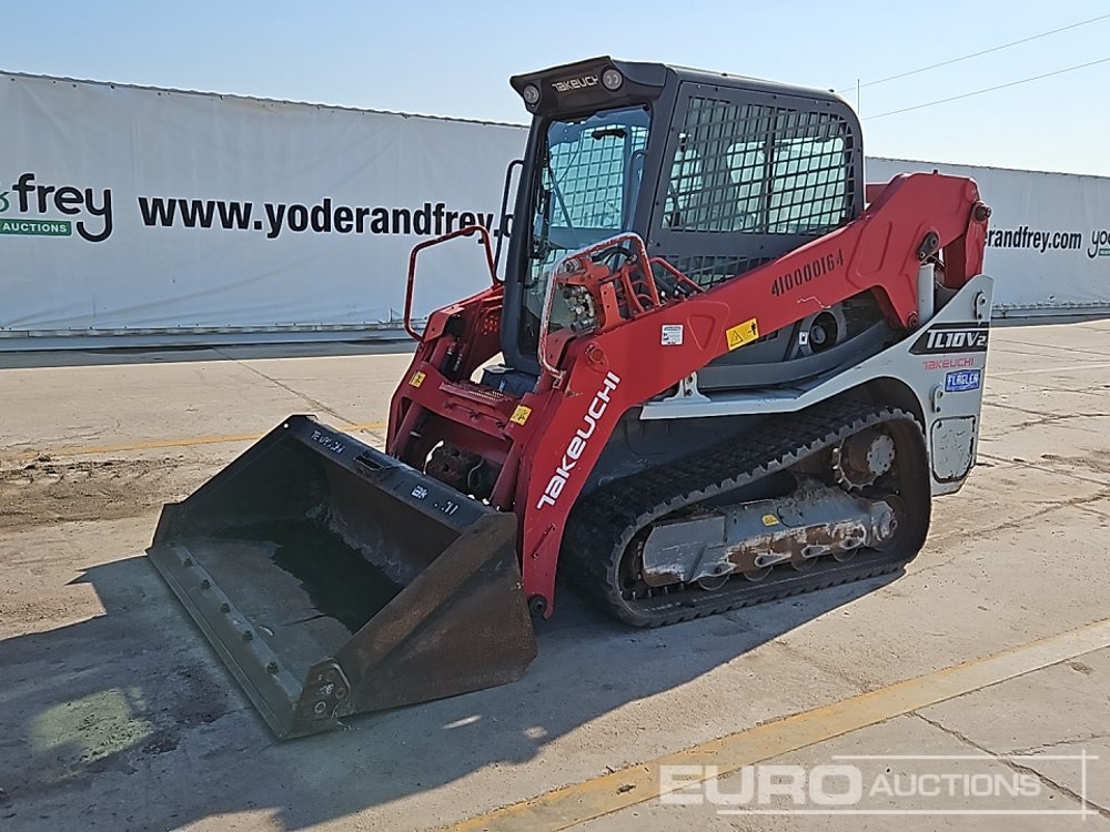 2017 Takeuchi TL10V2 - Мини челен товарач: снимка 4 2017 Takeuchi TL10V2 - Мини челен товарач: снимка 4