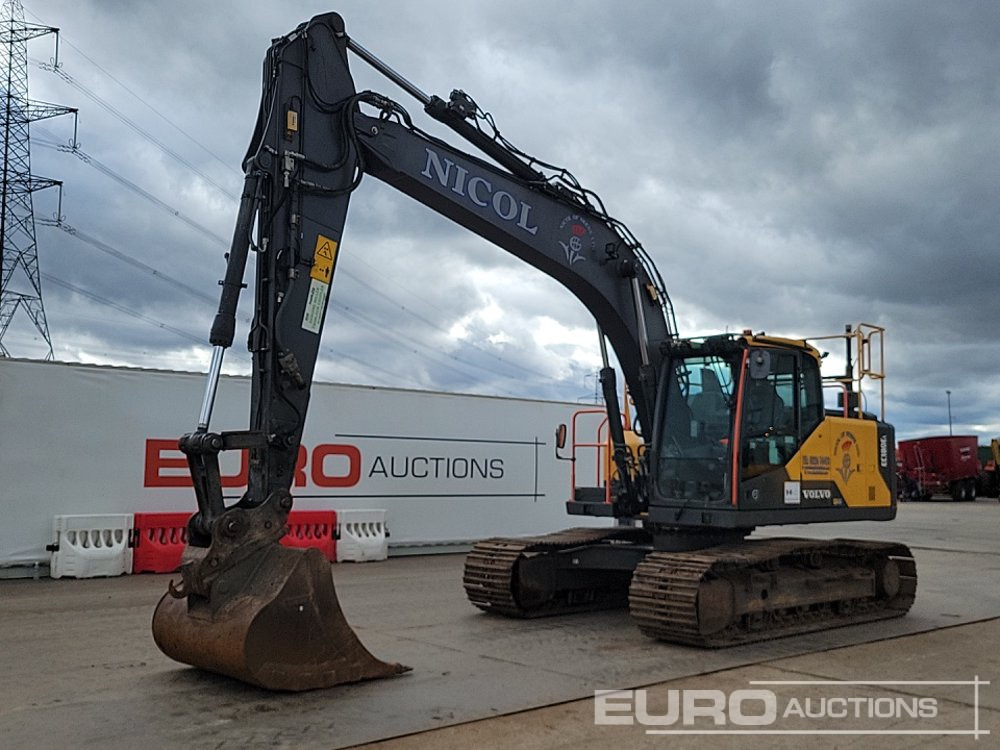 2017 Volvo EC180EL - Верижен багер: снимка 1 2017 Volvo EC180EL - Верижен багер: снимка 1