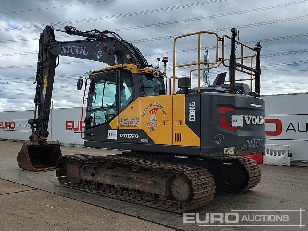 2017 Volvo EC180EL - Верижен багер: снимка 3 2017 Volvo EC180EL - Верижен багер: снимка 3