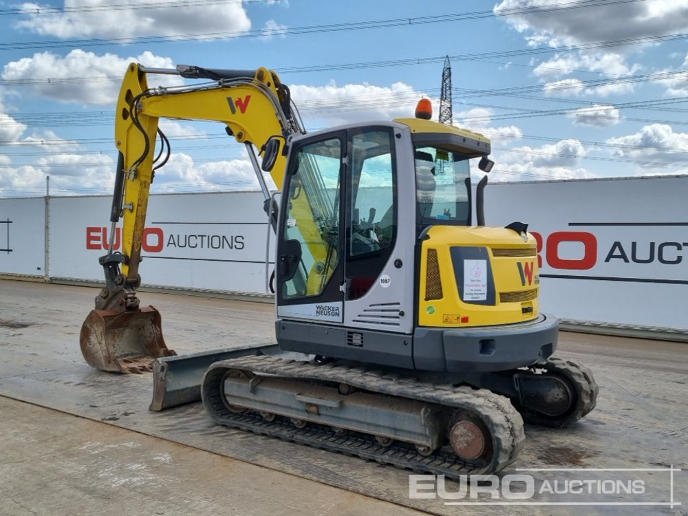 2017 Wacker Neuson EZ80 - Мини багер: снимка 3 2017 Wacker Neuson EZ80 - Мини багер: снимка 3