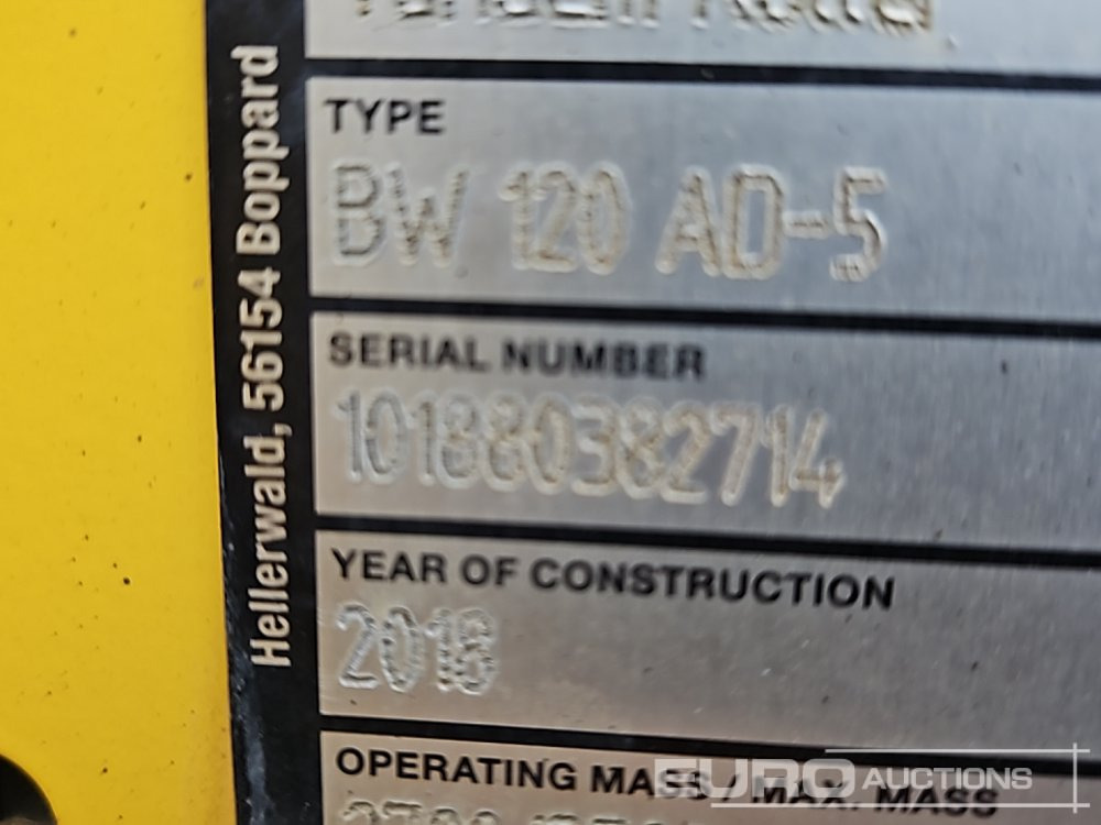 Валяк 2018 Bomag BW120AD-5: снимка 39
