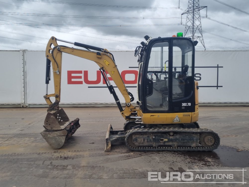 2018 CAT 302.7DCR - Мини багер: снимка 2 2018 CAT 302.7DCR - Мини багер: снимка 2