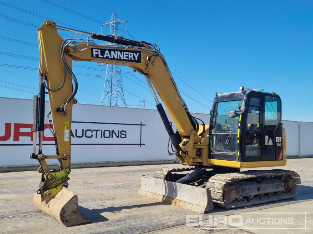 2018 CAT 308E2 CR - Мини багер: снимка 1 2018 CAT 308E2 CR - Мини багер: снимка 1