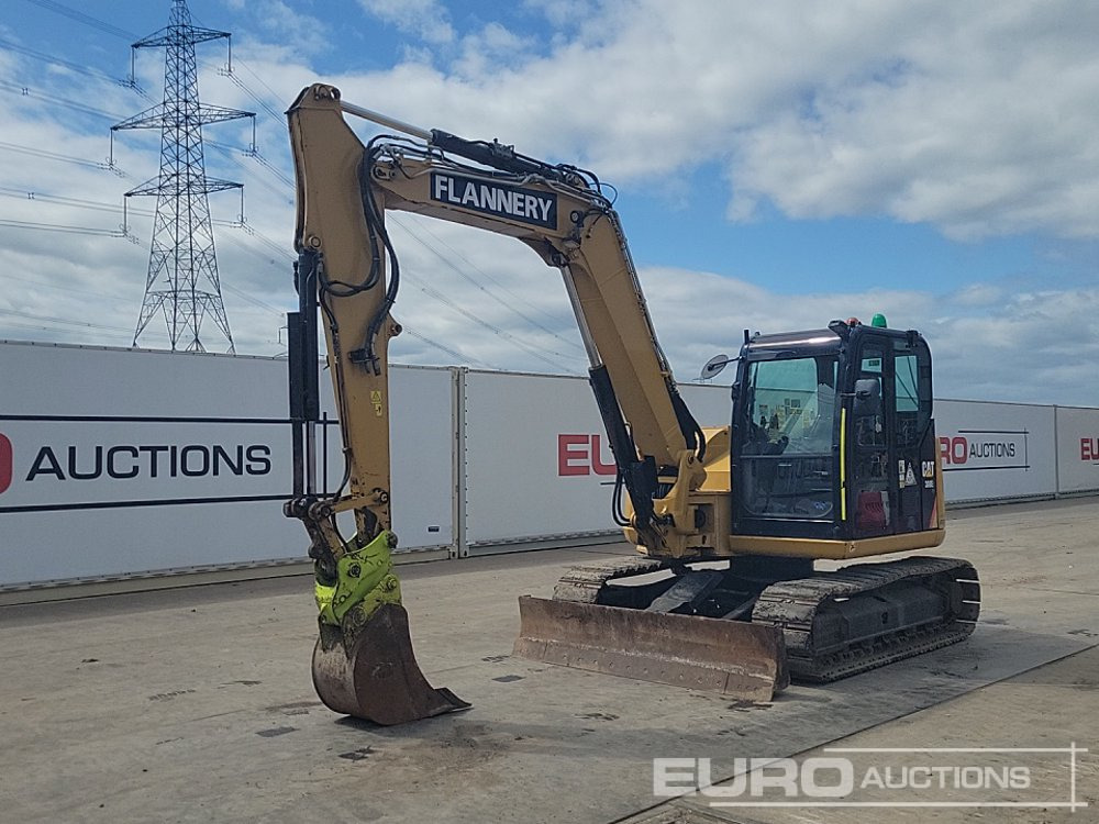 2018 CAT 308E2 CR - Мини багер: снимка 1 2018 CAT 308E2 CR - Мини багер: снимка 1