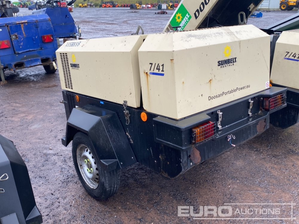 2018 Doosan 741 - Компресор за въздух: снимка 2 2018 Doosan 741 - Компресор за въздух: снимка 2