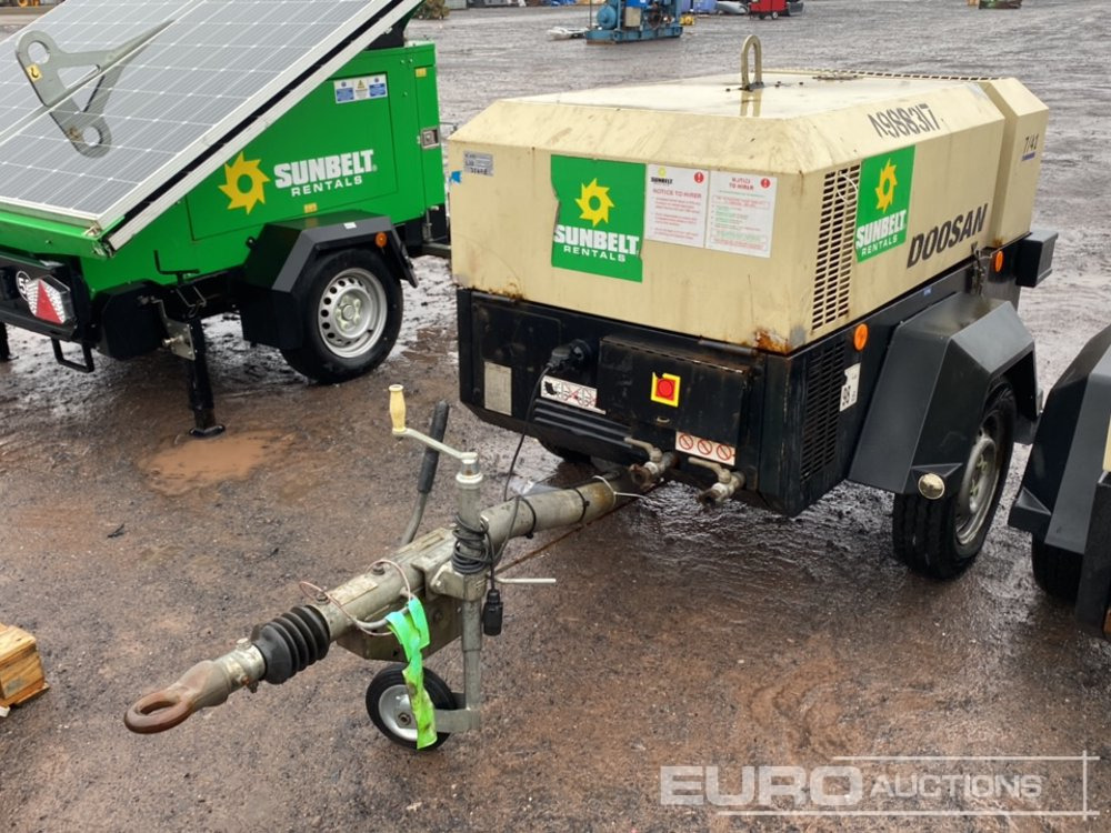 2018 Doosan 741 - Компресор за въздух: снимка 1 2018 Doosan 741 - Компресор за въздух: снимка 1