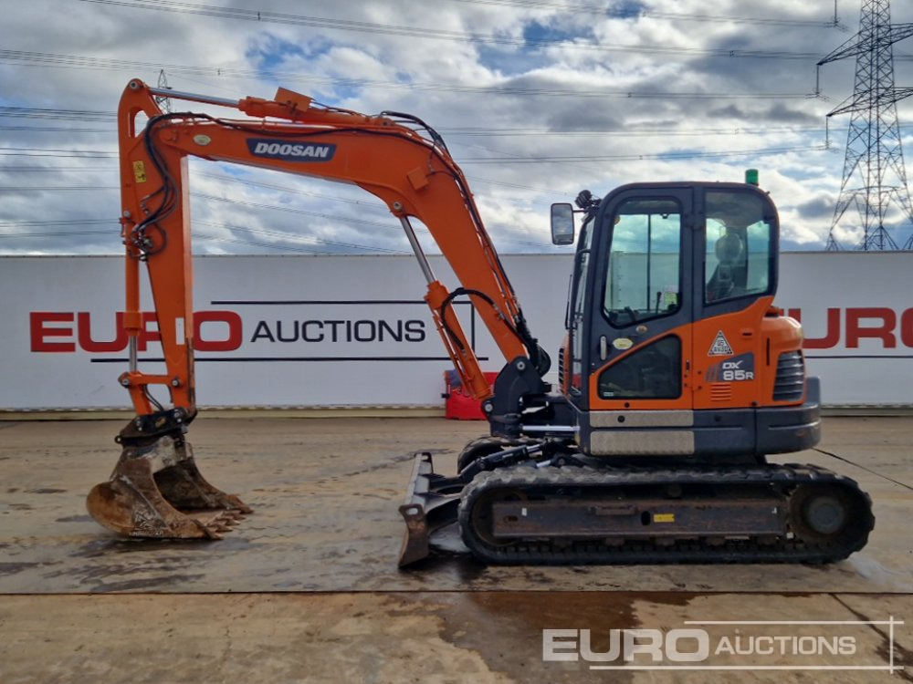 2018 Doosan DX85-3 - Мини багер: снимка 2 2018 Doosan DX85-3 - Мини багер: снимка 2