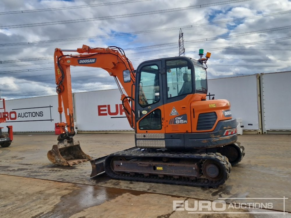 2018 Doosan DX85-3 - Мини багер: снимка 3 2018 Doosan DX85-3 - Мини багер: снимка 3
