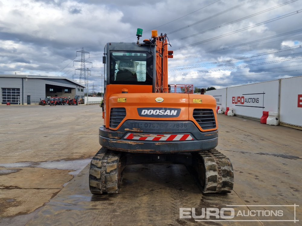 2018 Doosan DX85-3 - Мини багер: снимка 4 2018 Doosan DX85-3 - Мини багер: снимка 4