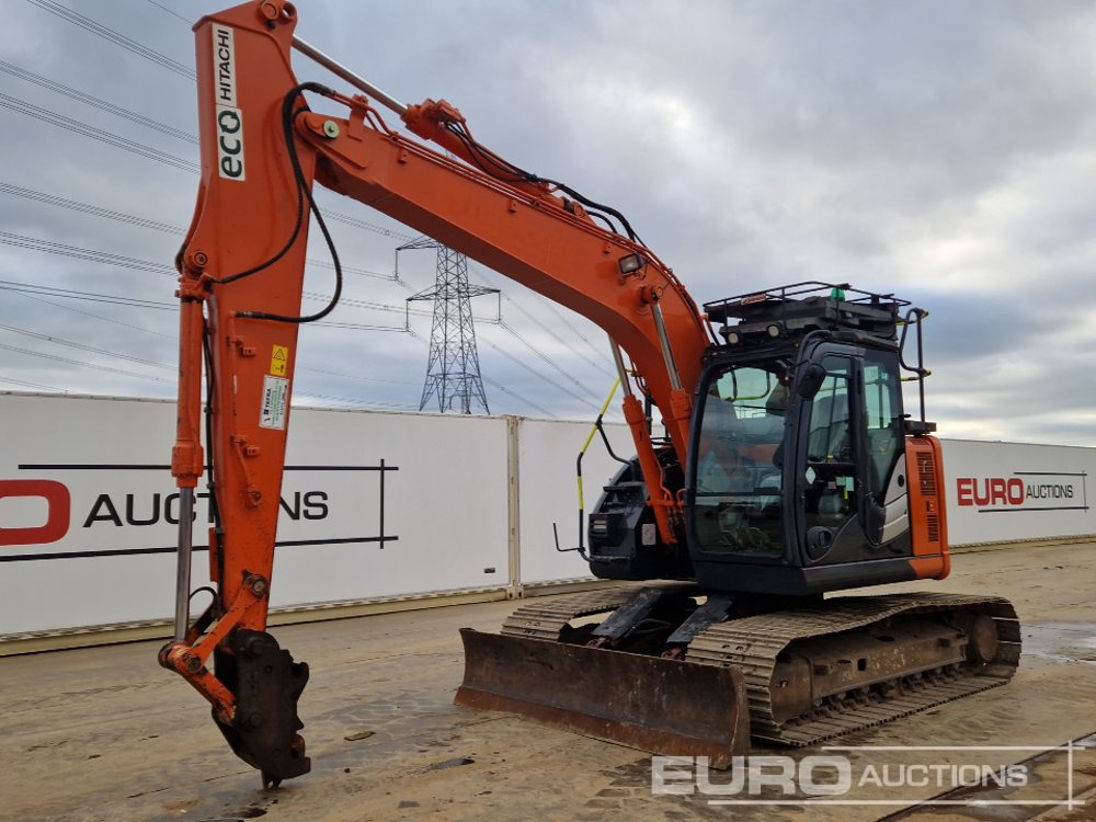 2018 Hitachi ZX135US-6 - Верижен багер: снимка 1 2018 Hitachi ZX135US-6 - Верижен багер: снимка 1
