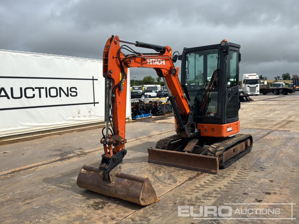 2018 Hitachi ZX26U-6 CR - Мини багер: снимка 1 2018 Hitachi ZX26U-6 CR - Мини багер: снимка 1