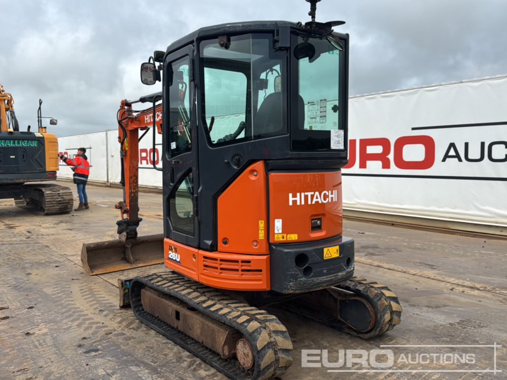 2018 Hitachi ZX26U-6 CR - Мини багер: снимка 3 2018 Hitachi ZX26U-6 CR - Мини багер: снимка 3