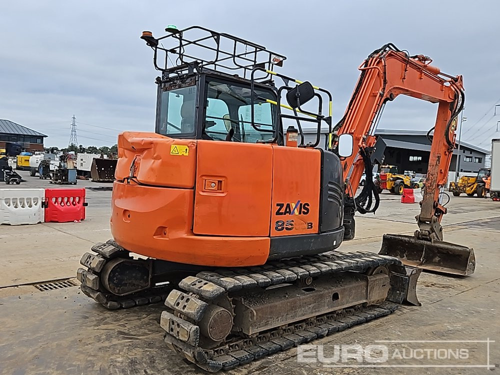 2018 Hitachi ZX85USB-5A - Мини багер: снимка 5 2018 Hitachi ZX85USB-5A - Мини багер: снимка 5